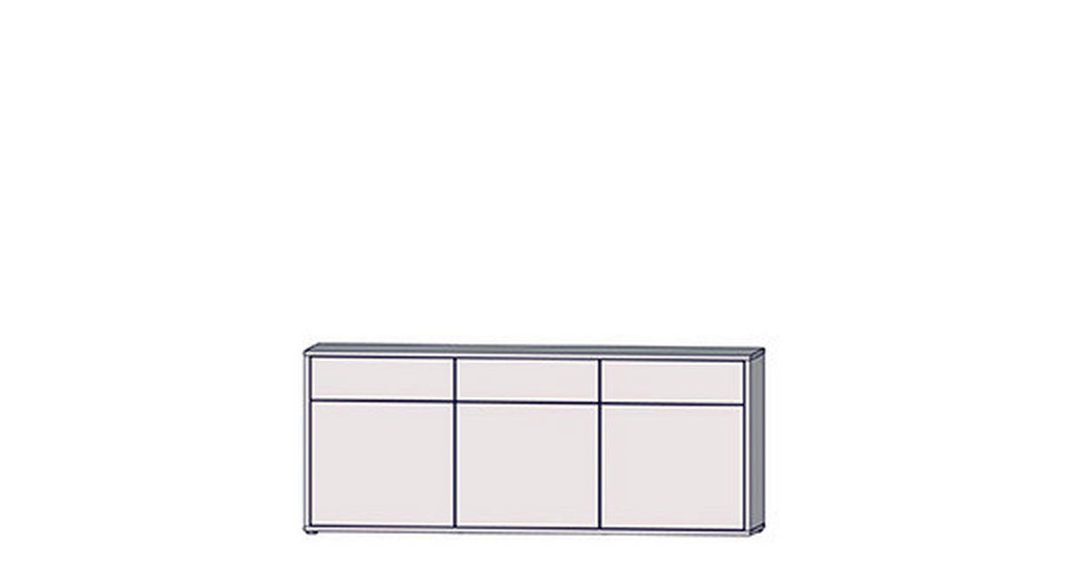 SIDEBOARD  184,2/83,1/41,5 cm 3 Schublade(n)  - Sandfarben/Grau, MODERN, Holzwerkstoff/Kunststoff (184,2/83,1/41,5cm) - Carryhome