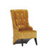 OHRENSESSEL Velours Grün - Schwarz/Grün, Design, Holz/Textil (60/115/73cm)