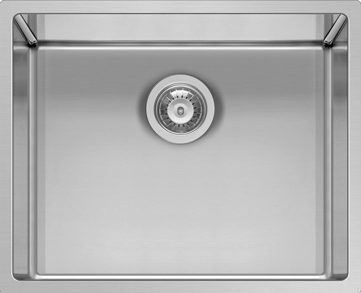 SPÜLE KUMU 50U  - Edelstahlfarben, Basics, Metall (54/44/20cm) - HKT
