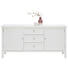 KOMODA SIDEBOARD, bílá - bílá/barvy stříbra, Lifestyle, kov/kompozitní dřevo (160/80/40cm) KOMODA SIDEBOARD, bílá - bílá/barvy stříbra, Lifestyle, kov/kompozitní dřevo (160/80/40cm)