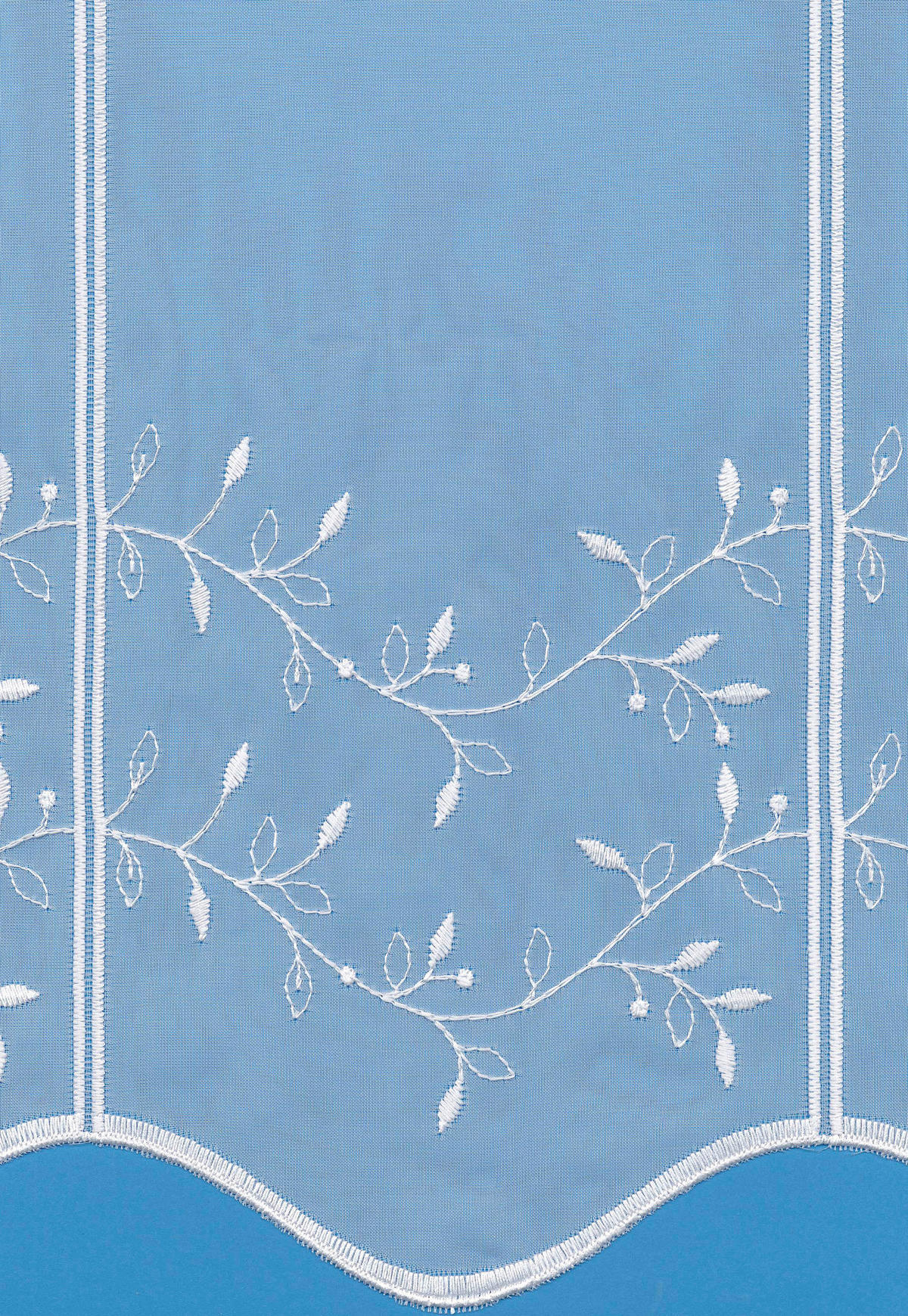 KURZGARDINE   192/45 cm   - Weiß, KONVENTIONELL, Textil (192/45cm)