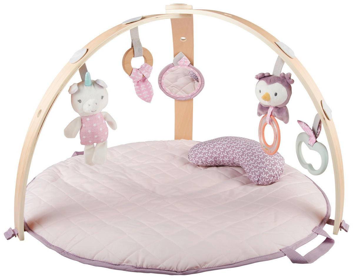 OBLÚK S HRAČKAMI - viacfarebná, Basics, drevo/textil (83,8cm)