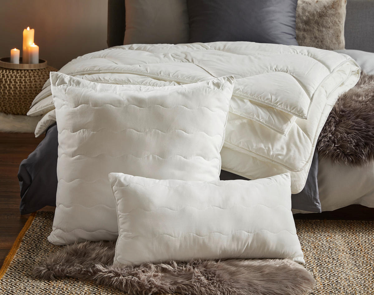 GANZJAHRESDECKE  Levante  135/200 cm   - Weiß, Basics, Textil (135/200cm) - Sleeptex