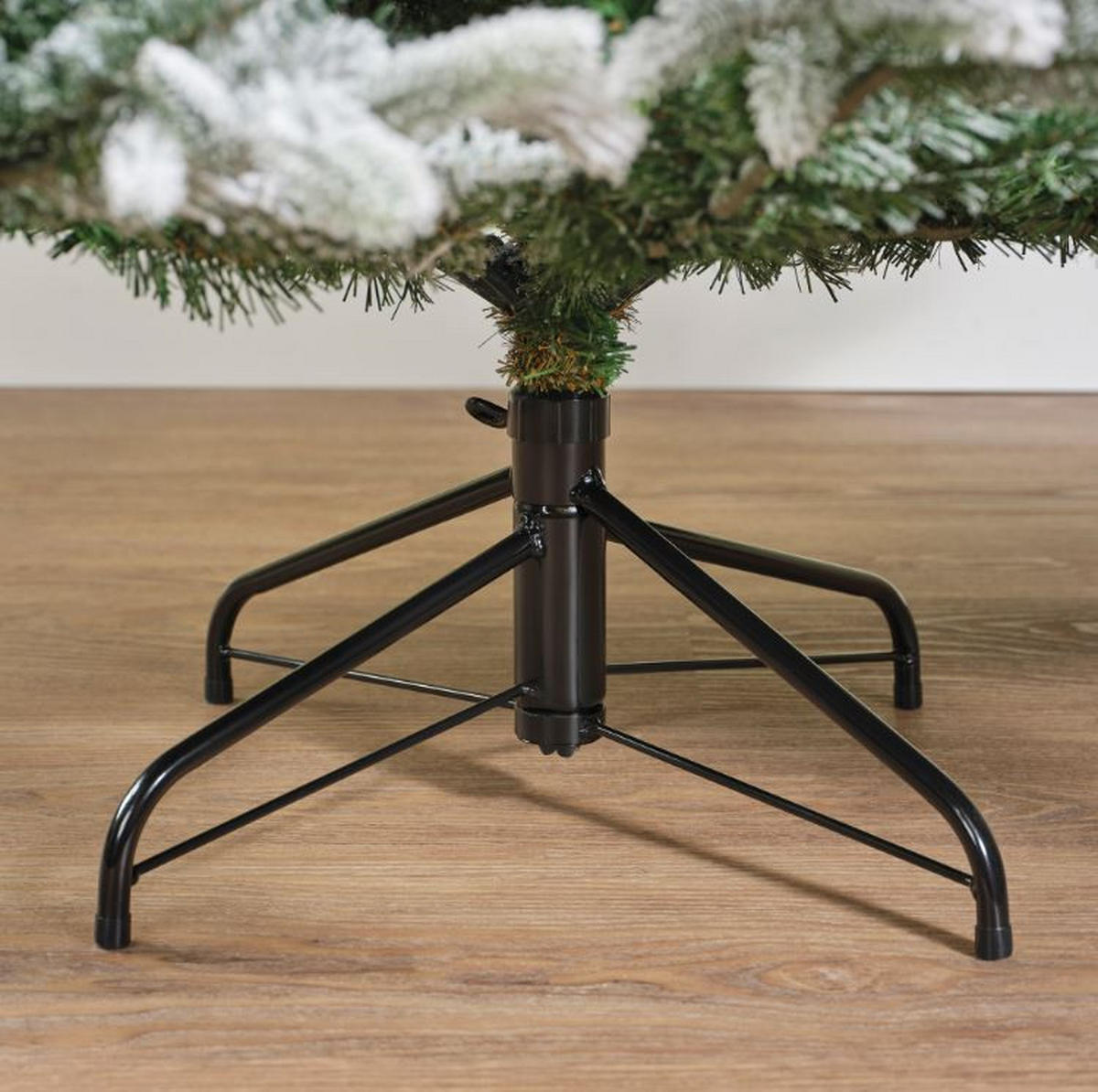 NOVOGODIŠNJA JELKA - bela/šumsko zelena, Osnovno, metal/plastika (150/210cm) - X-Mas
