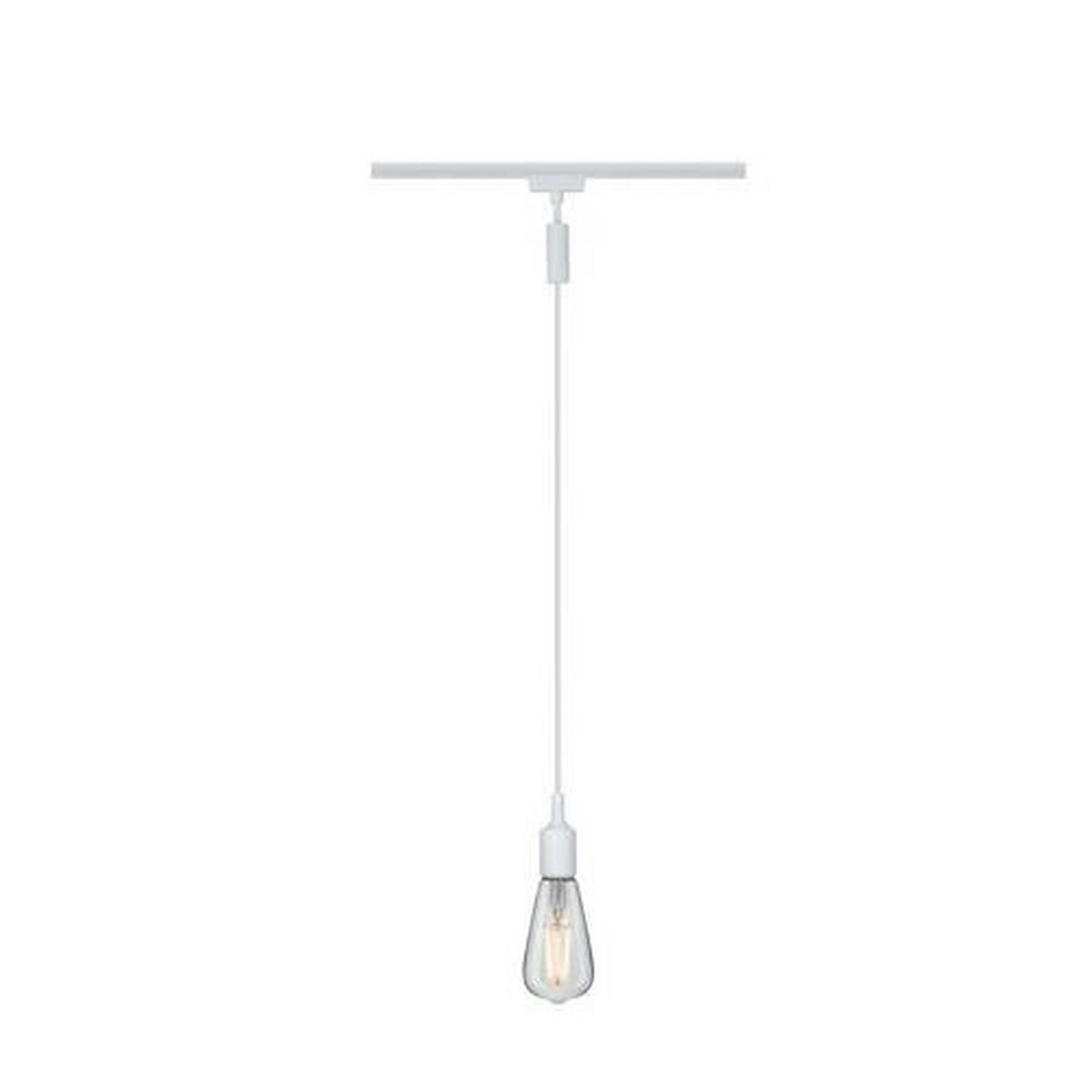 SCHIENENSYSTEM-ADAPTER 2,3/12,4 cm   - Chromfarben, Basics, Kunststoff/Metall (2,3/12,4cm) - Paulmann