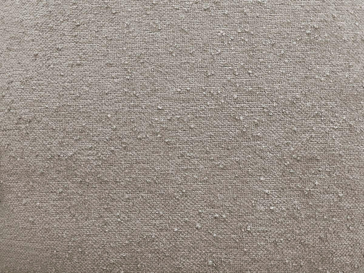 ECKSOFA Ottomane rechts  EVEREST Taupe Struktur  - Taupe/Schwarz, MODERN, Kunststoff/Textil (352/210cm) - Livetastic