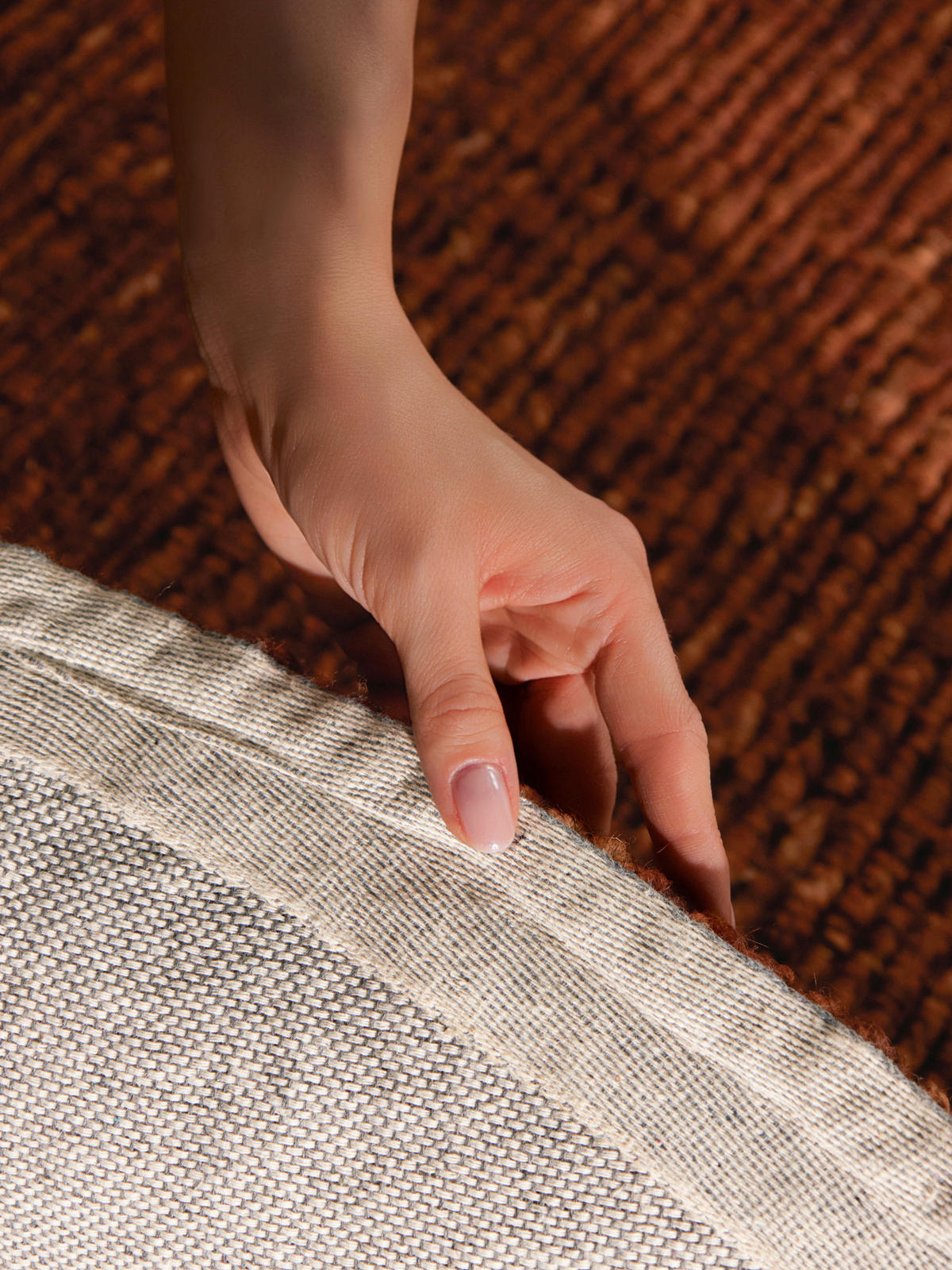 WOLLTEPPICH 200 cm Bexley Woolwich Rotbraun  - Rotbraun, Basics, Textil (200cm) - Ted Baker