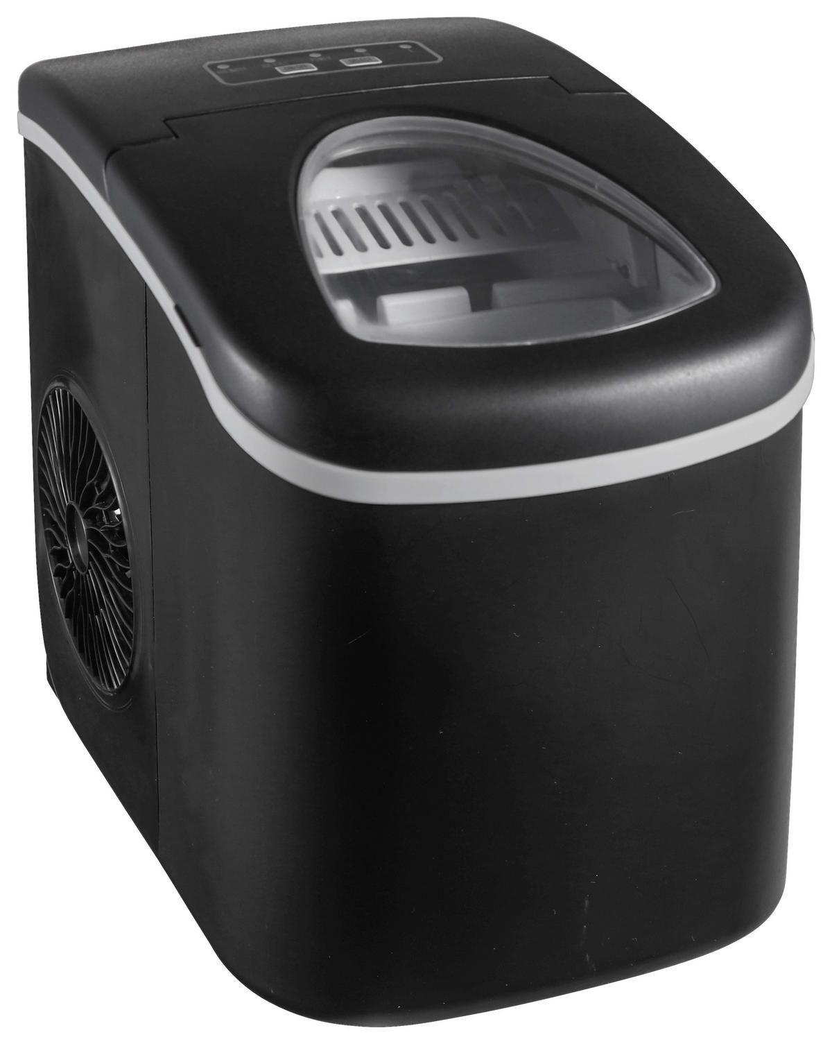 EISWÜRFELMASCHINE  - Schwarz, Trend, Kunststoff (22,2/29,4/29cm)