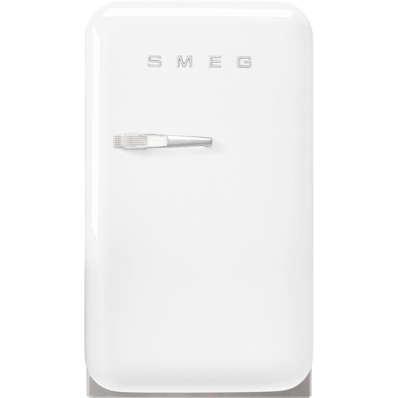 MINIKÜHLSCHRANK - Weiss Hochglanz, Trend, Metall (40,4/72,5/57cm) - SMEG