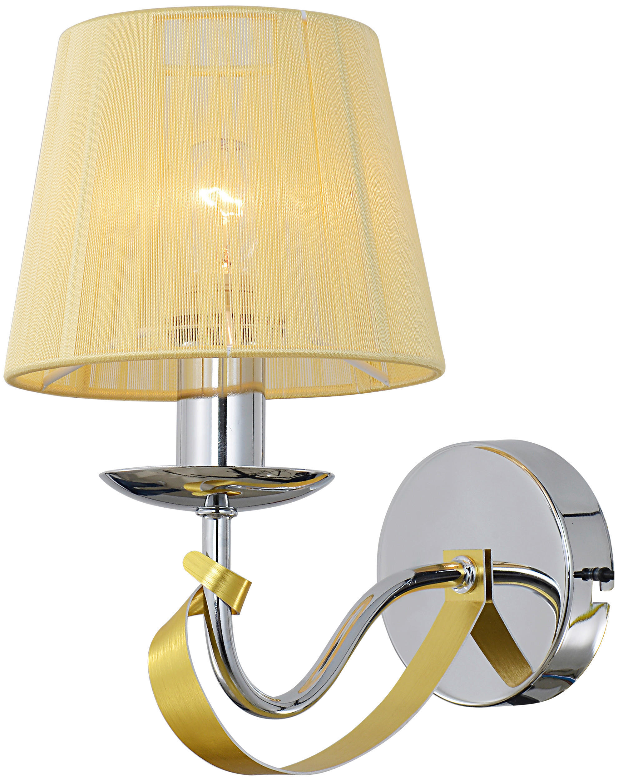 WANDLEUCHTE Diva 23/15/27 cm   - Schwarz, KONVENTIONELL, Metall (23/15/27cm)