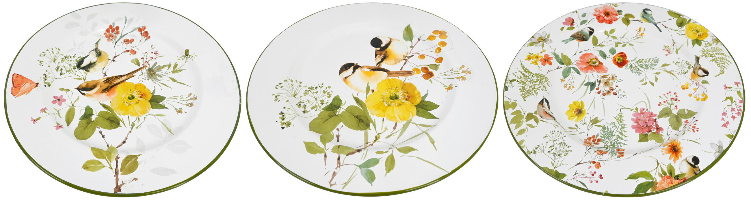 Tavă Pentru Servire  34 cm  - roz aprins/galben, Lifestyle, metal (34cm)