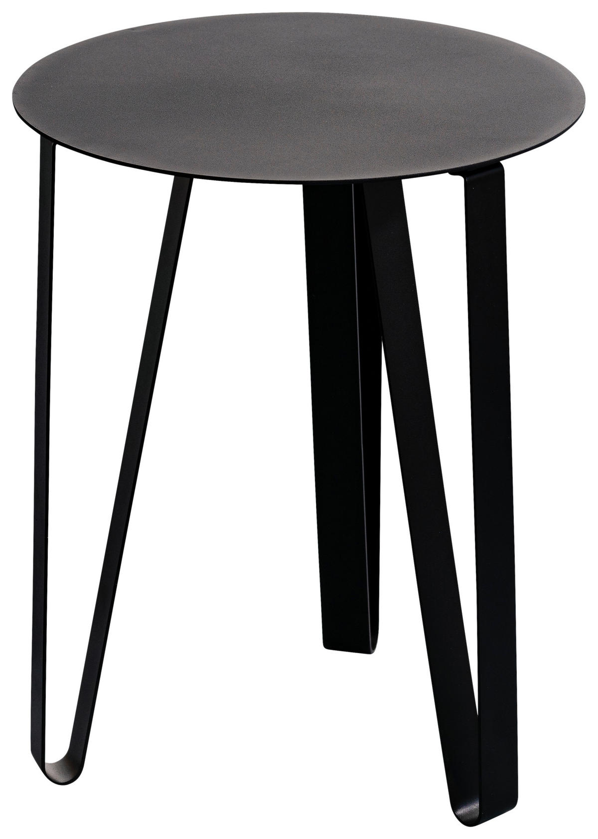 COUCHTISCH in Metall 40/40/50 cm  - Schwarz, Design, Metall (40/40/50cm) - Xora