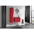 BADEZIMMER  in 70 cm  - Rot, Design, Glas/Holzwerkstoff (70cm) - Dieter Knoll