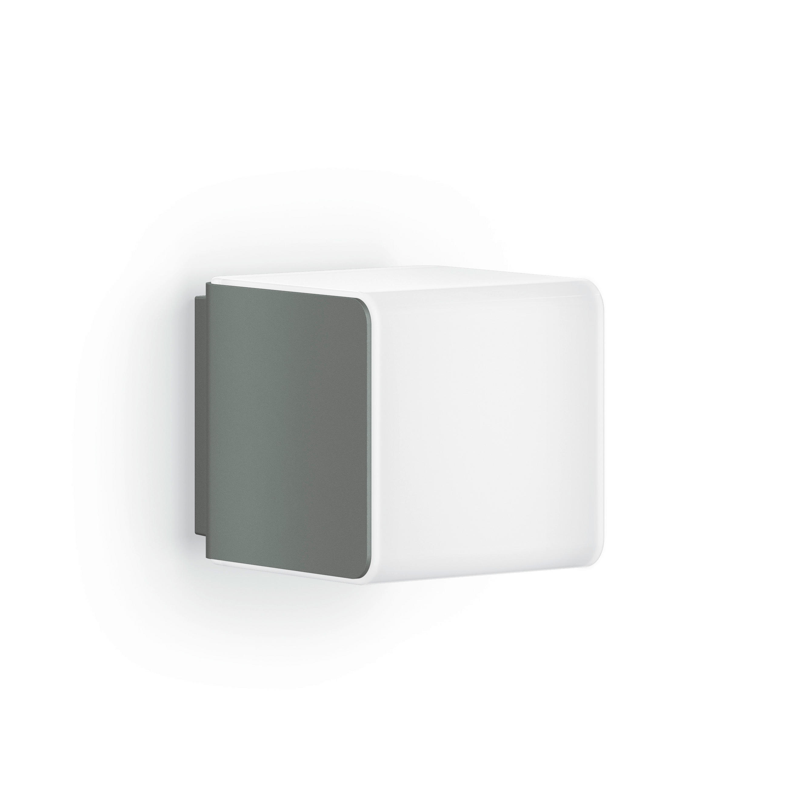 AUSSENWANDLEUCHTE Cube 11/11/13,2 cm  - Anthrazit, Trend, Kunststoff (11/11/13,2cm) - Steinel