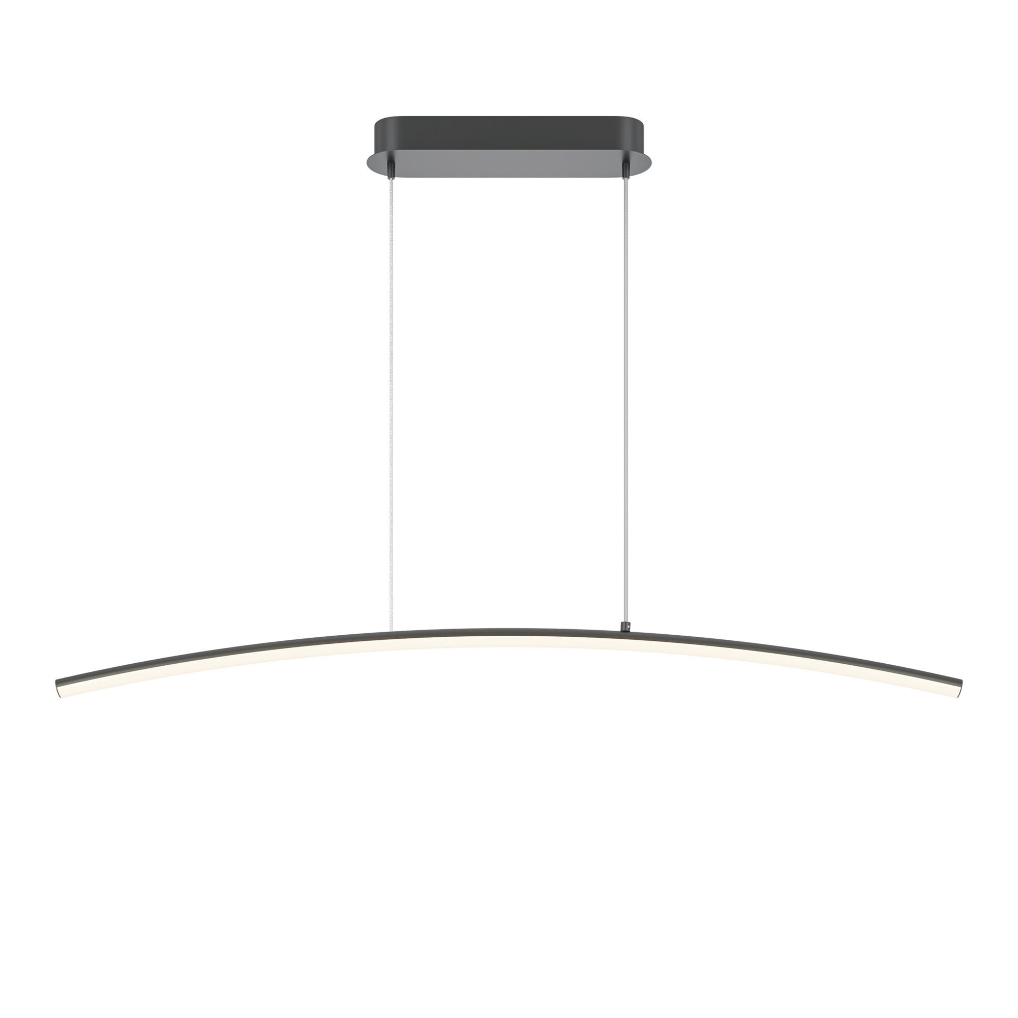 PENDELLAMPA Curve 98/305.7/7 cm  - svart, Design, metall (98/305.7/7cm) - MAYTONI