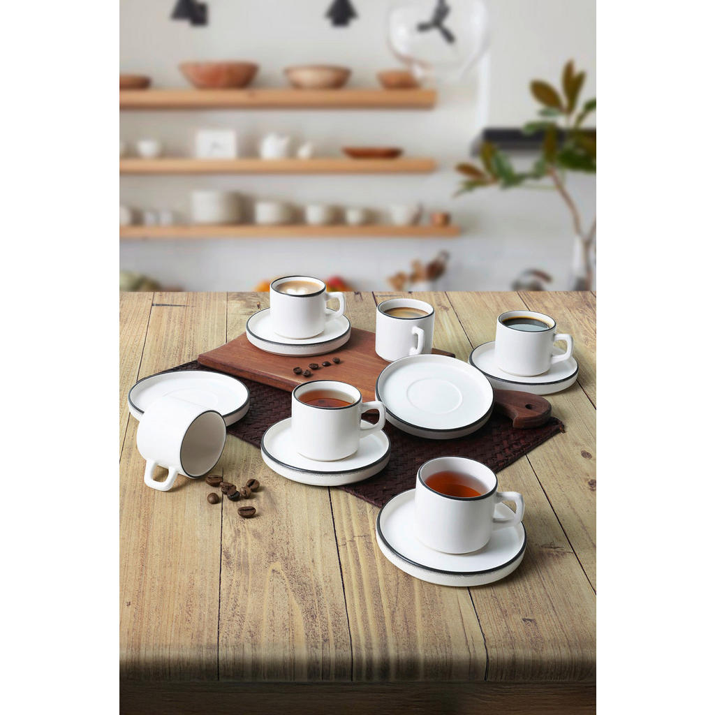 Thumbnail - HermiaConcept Teetasse 12-tlg. weiß Steingut