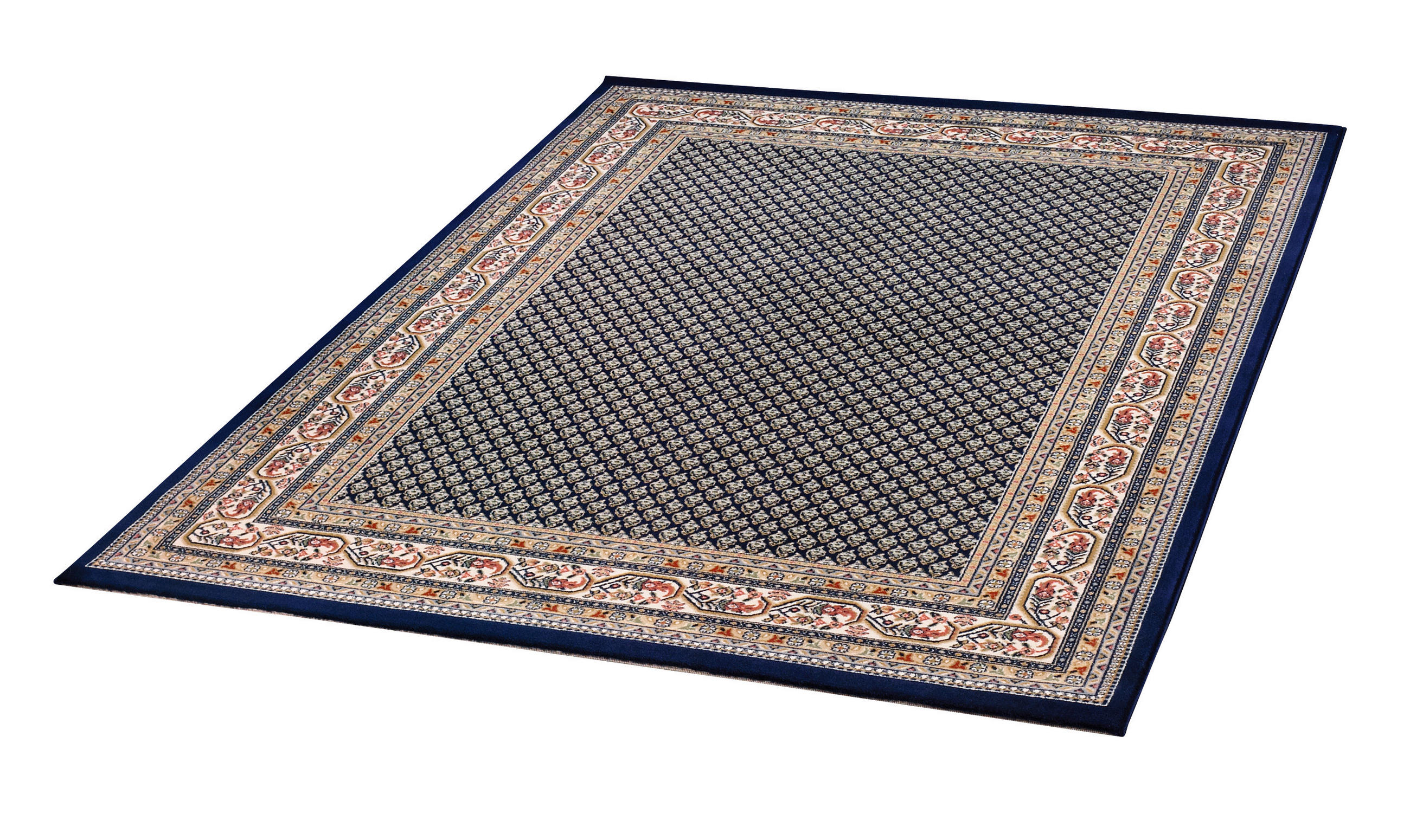 Webteppich Kashmar blau B/L: ca. 240x340 cm