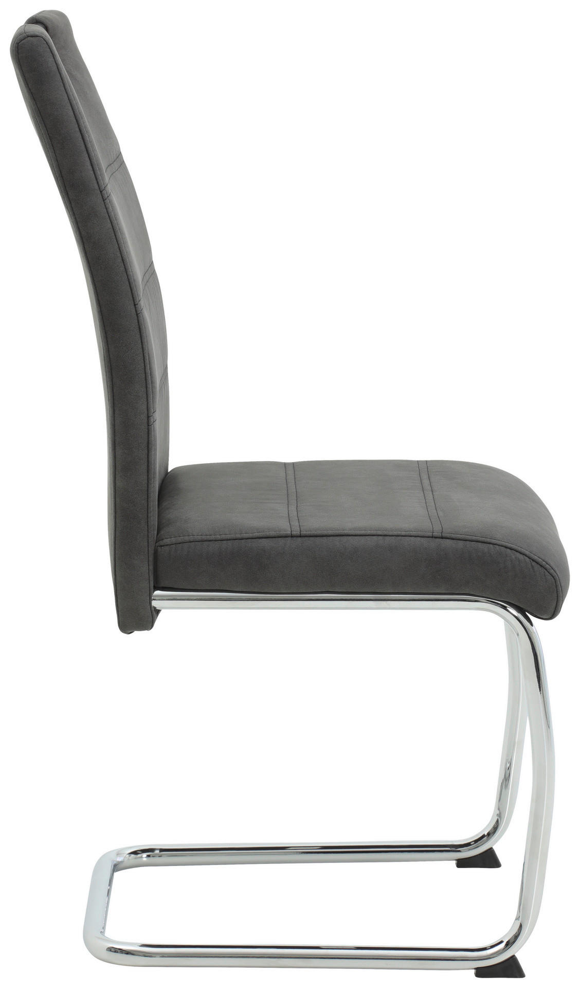 Thumbnail - Schwingstuhl Flora anthrazit Vintage Microfaser B/H/T: ca. 43x98x59 cm