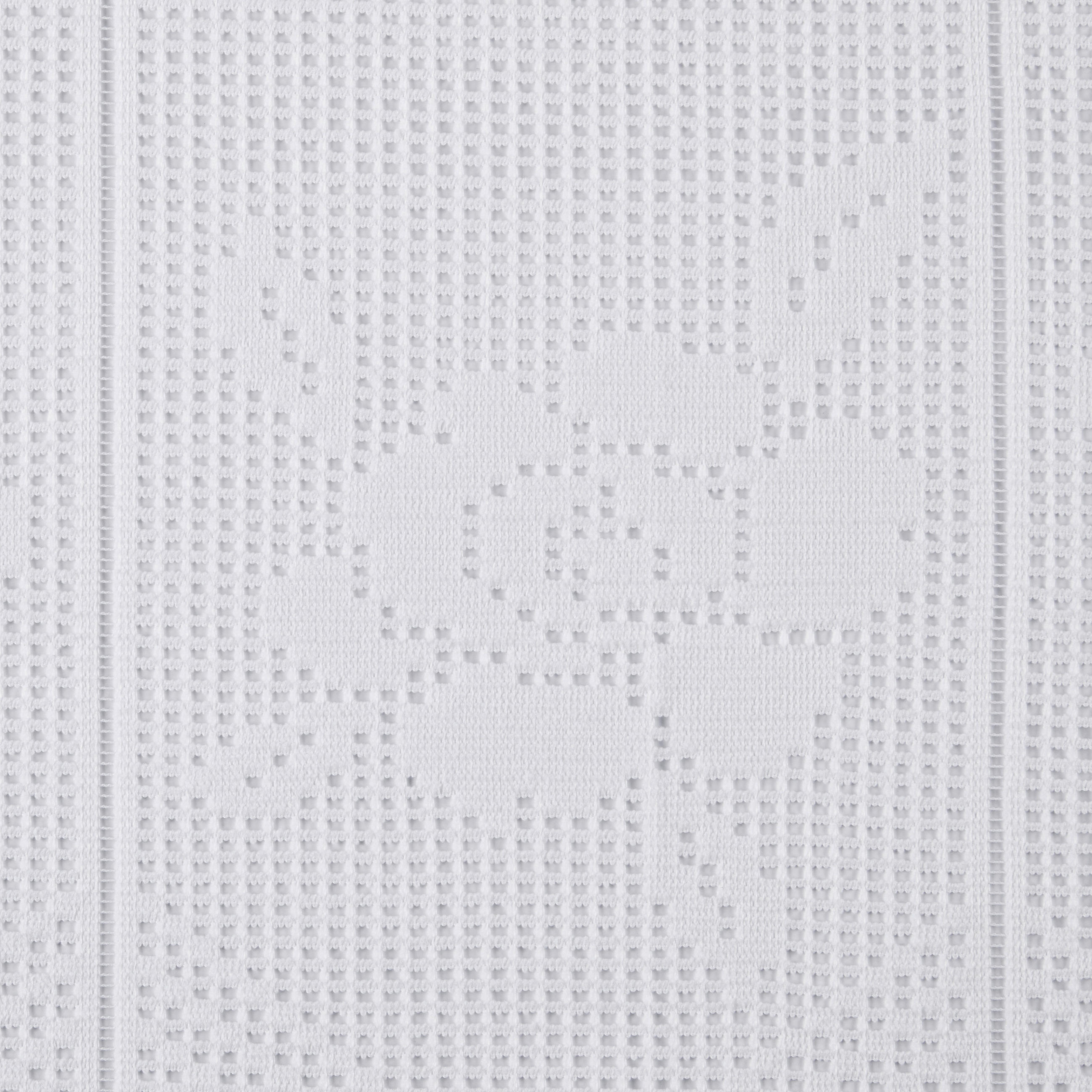 Thumbnail - POCOline Scheibengardine Rosen weiß B/L: ca. 200x45 cm