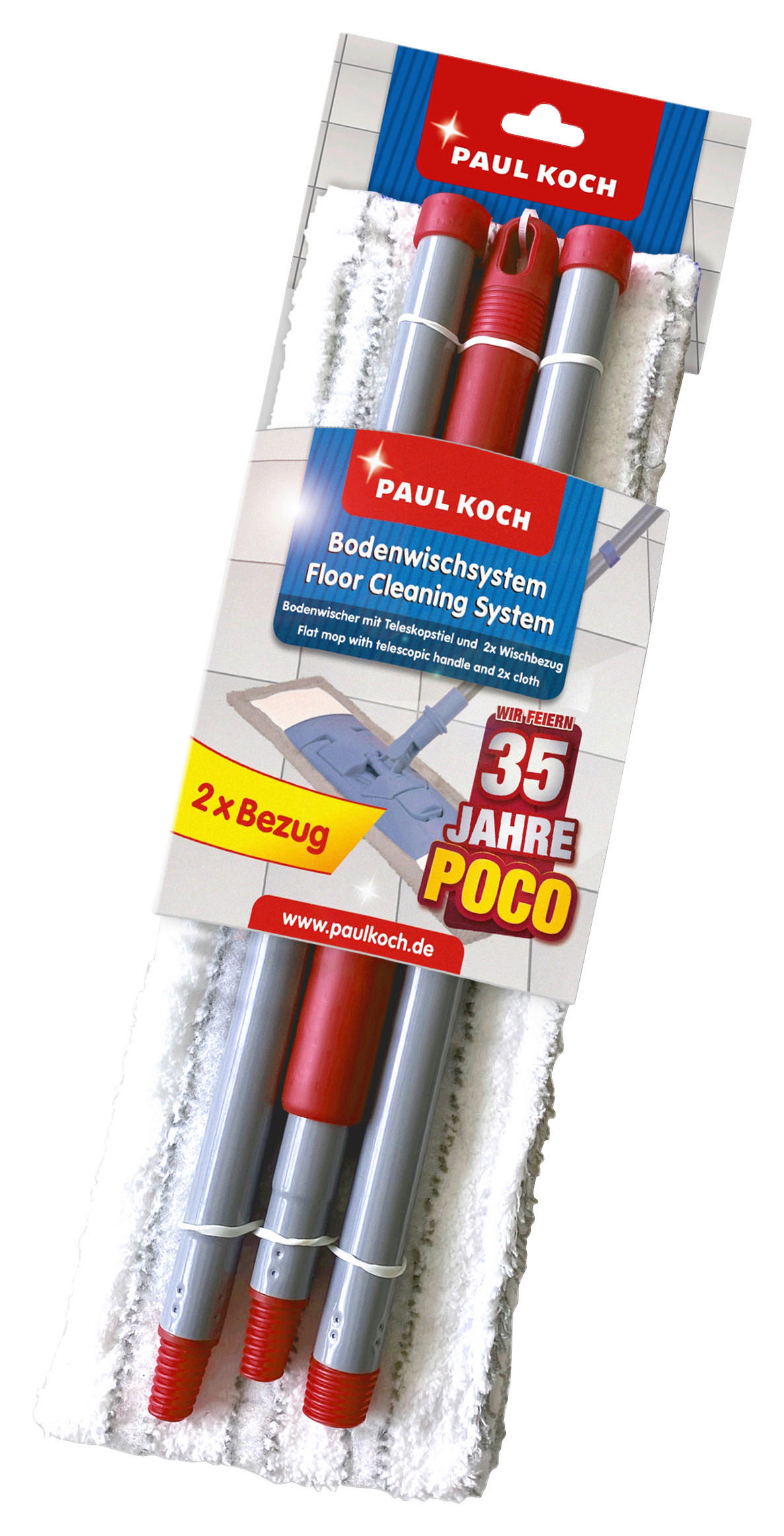 Bodenwischer rot
