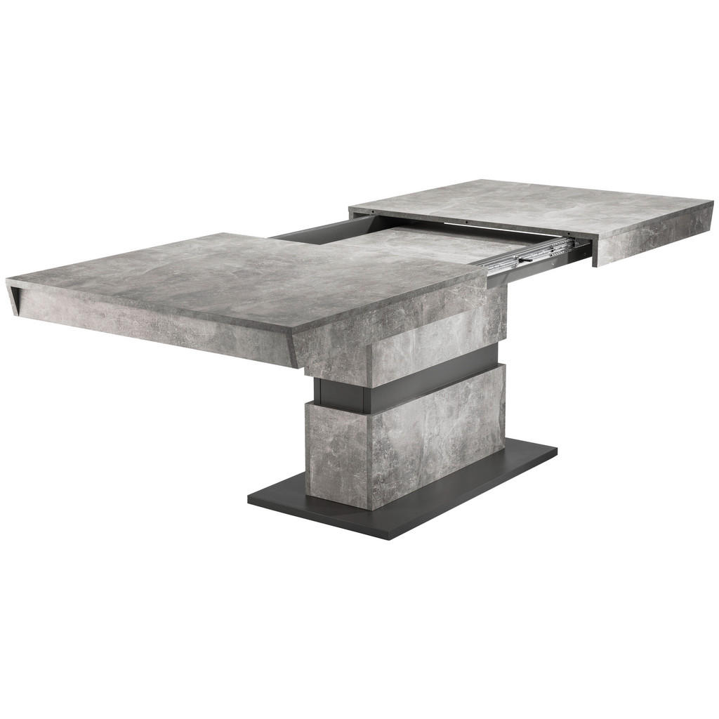 Thumbnail - Tisch MATTHEW Beton Optik anthrazit B/H/T: ca. 140x75x90 cm