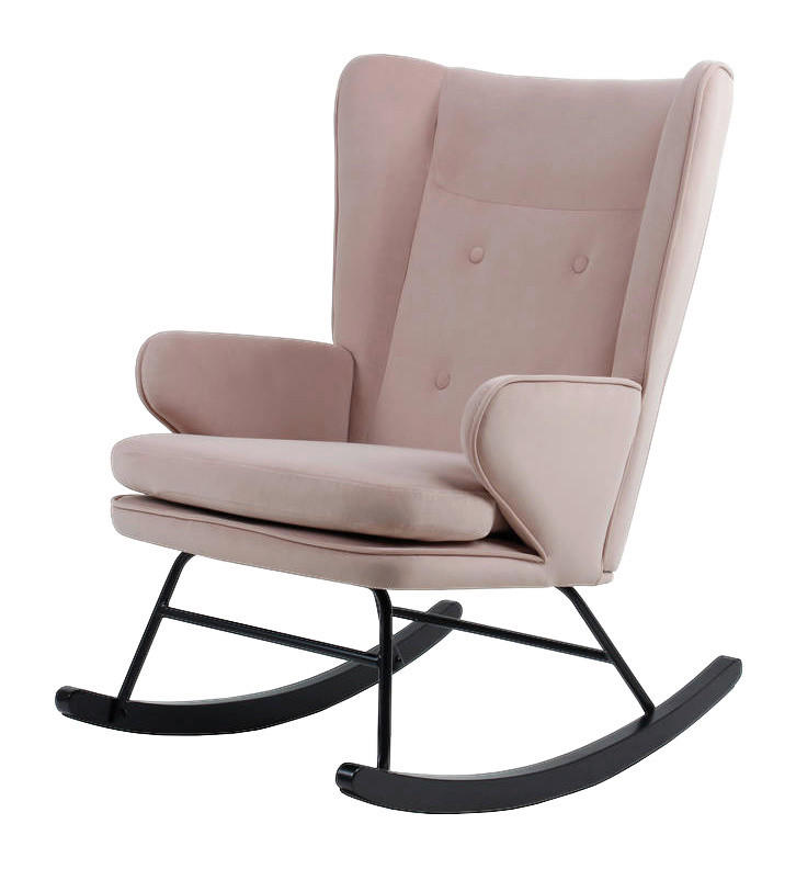 Schaukelstuhl Melorie 100 altrosa B/H/T: ca. 86x95x65 cm