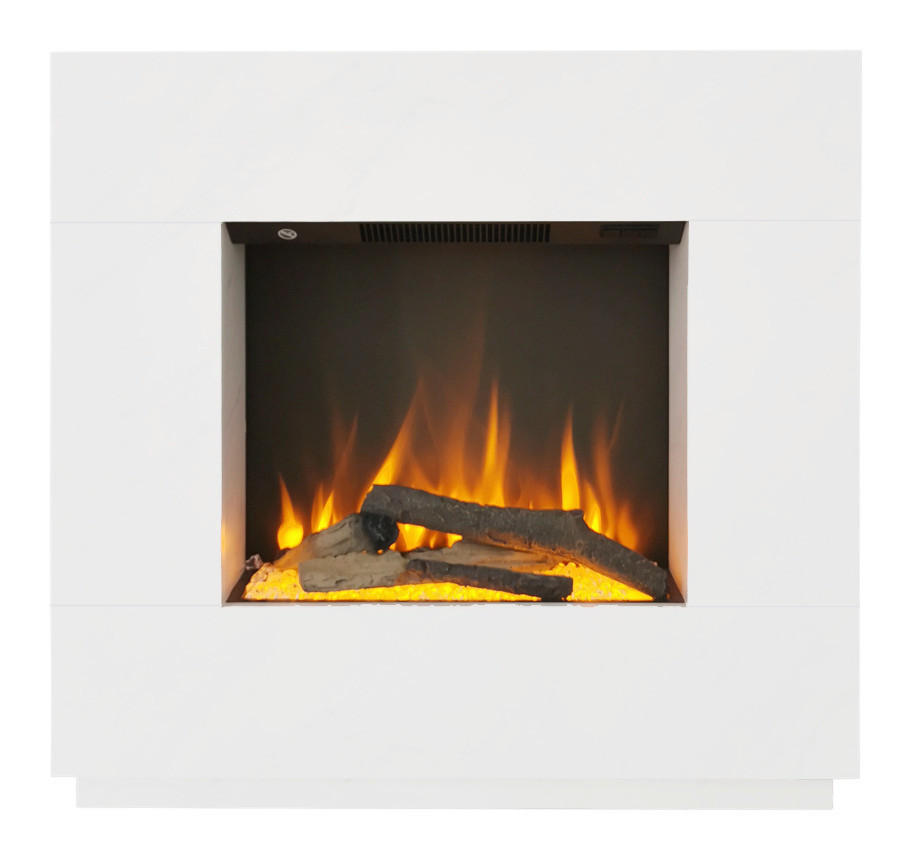 BHP Elektrischer-Kamin ESPEN BG00752 weiß MDF B/H/T: ca. 80x76x26 cm ca. 1500 W