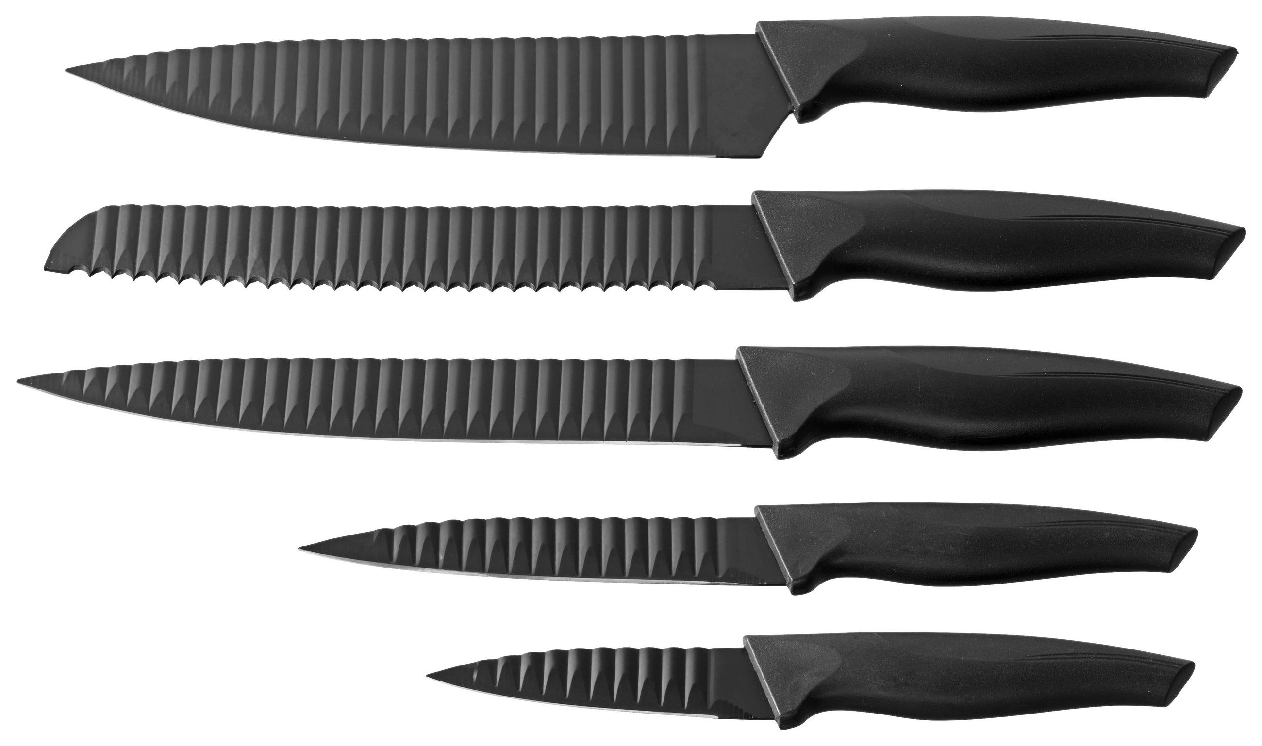 Thumbnail - Esmeyer Messerset Orbit schwarz Edelstahl 5 tlg.