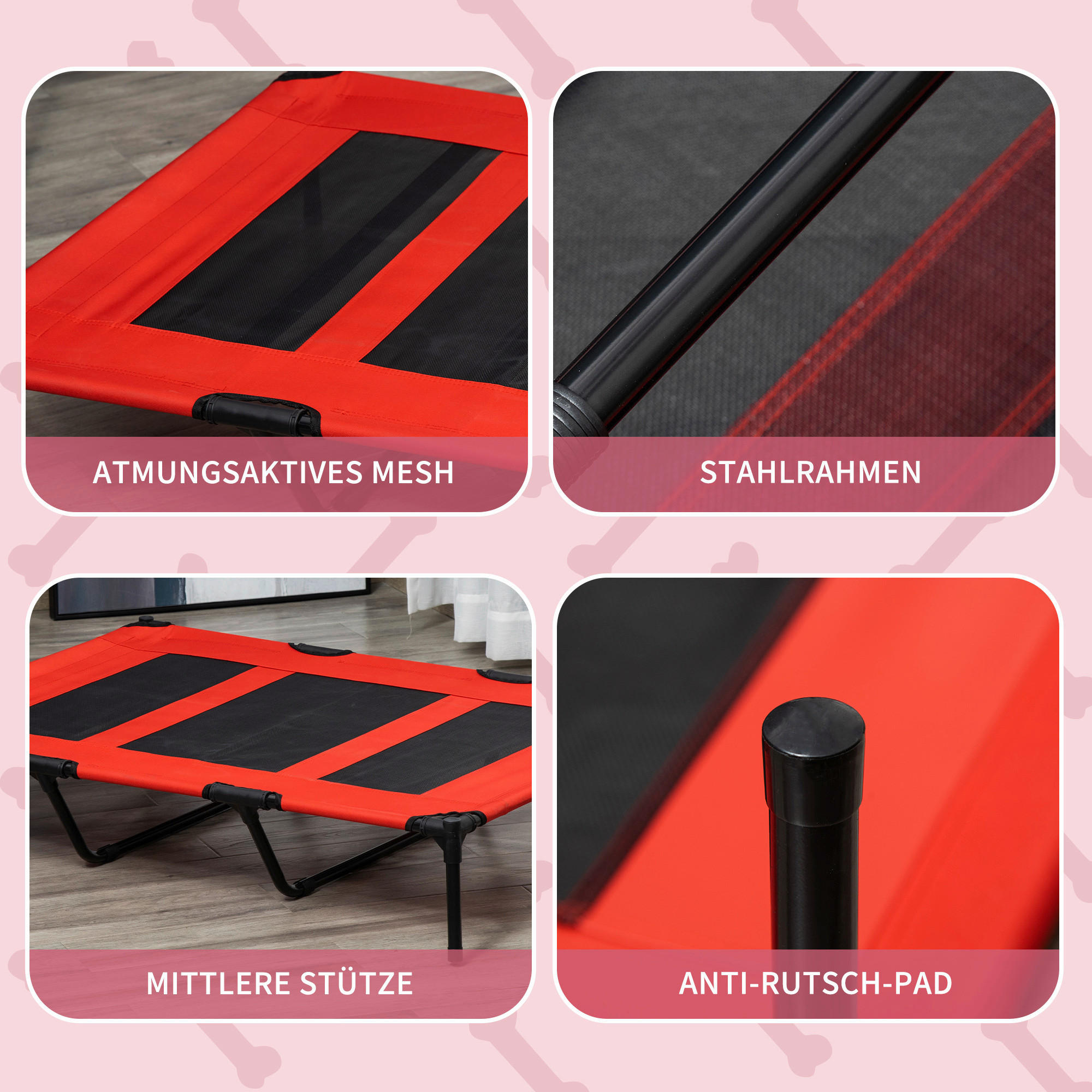 Thumbnail - PawHut Hunde-Zubehör schwarz Polypropylen B/H/L: ca. 92x122x23 cm