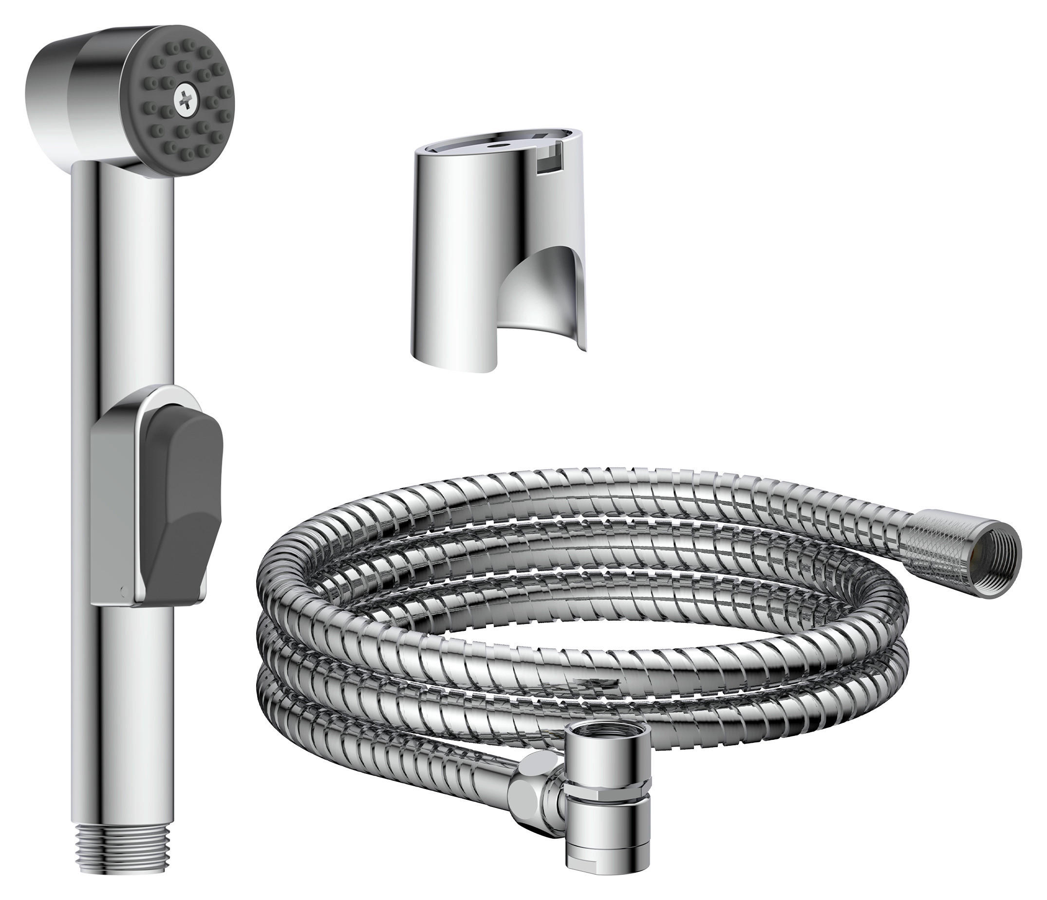 Eisl Waschbeckenbrause-Set Chrom B/H/L: ca. 3,3x18x150 cm