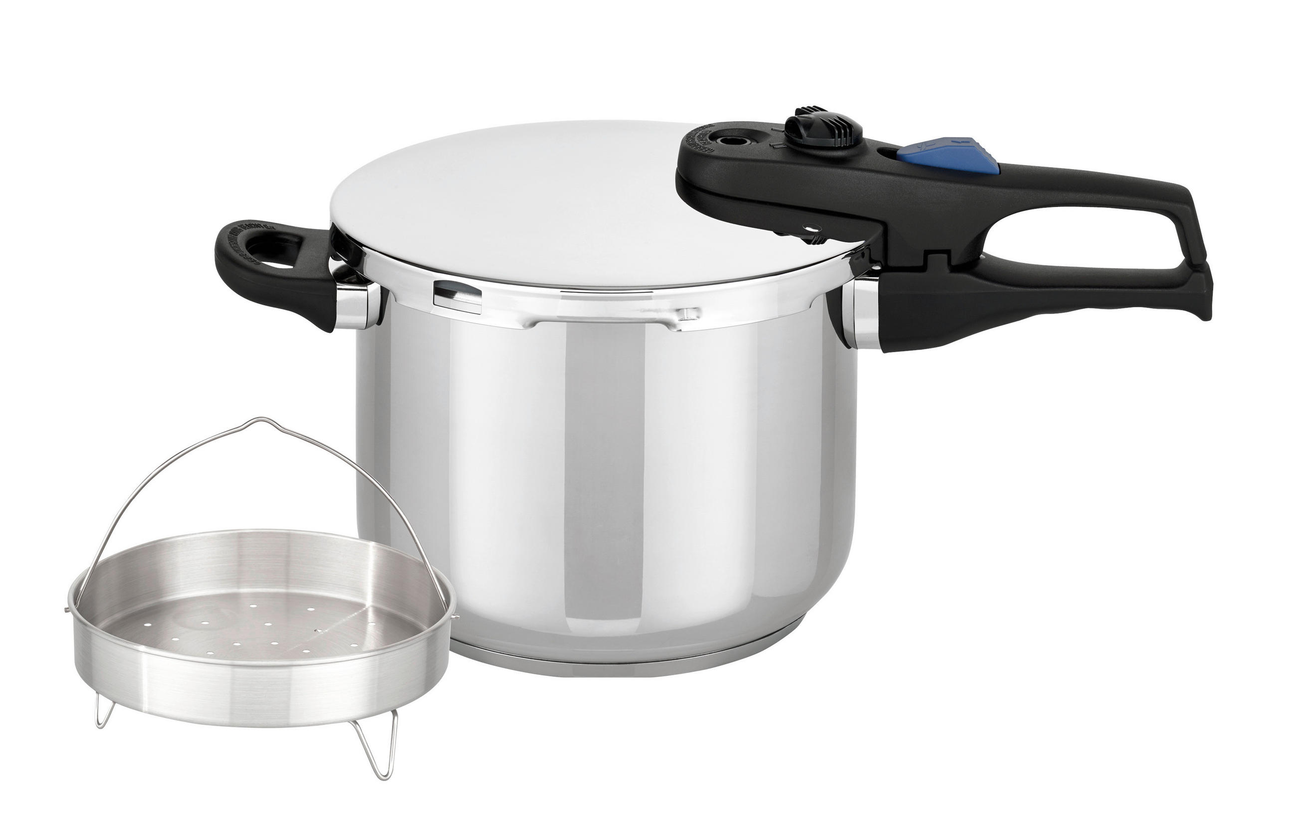 ELO Schnellkochtopf silber Edelstahl B/H/L: ca. 27,5x26,5x42 cm