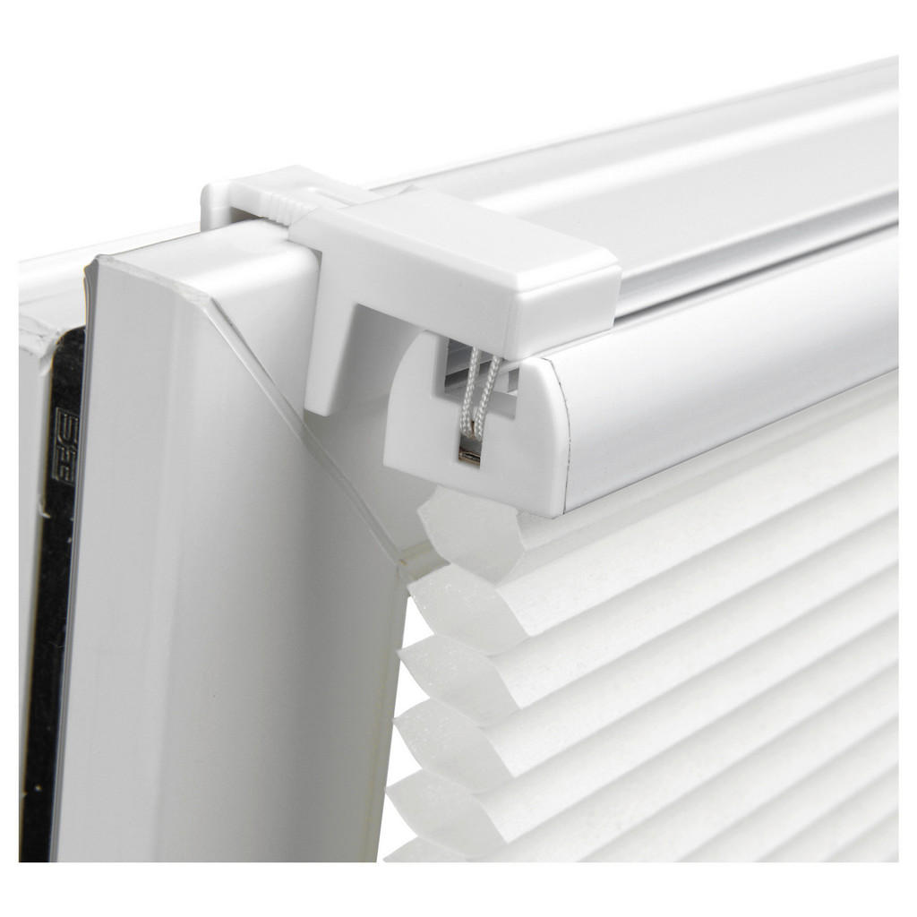 Thumbnail - Boviva Waben-Plissee Verdunklungsqualität weiß B/L: ca. 40x130 cm