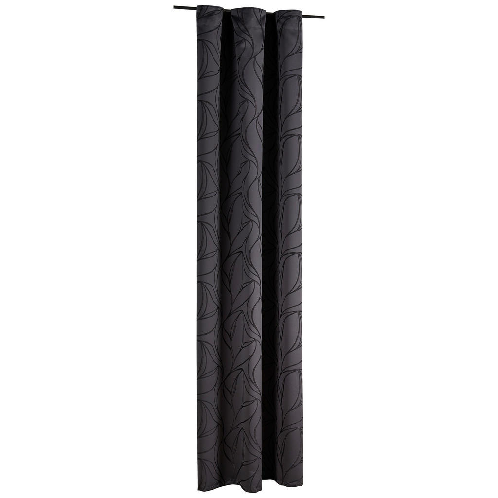 Thumbnail - Kombivorhang Monte Carlo schwarz B/L: ca. 140x245 cm