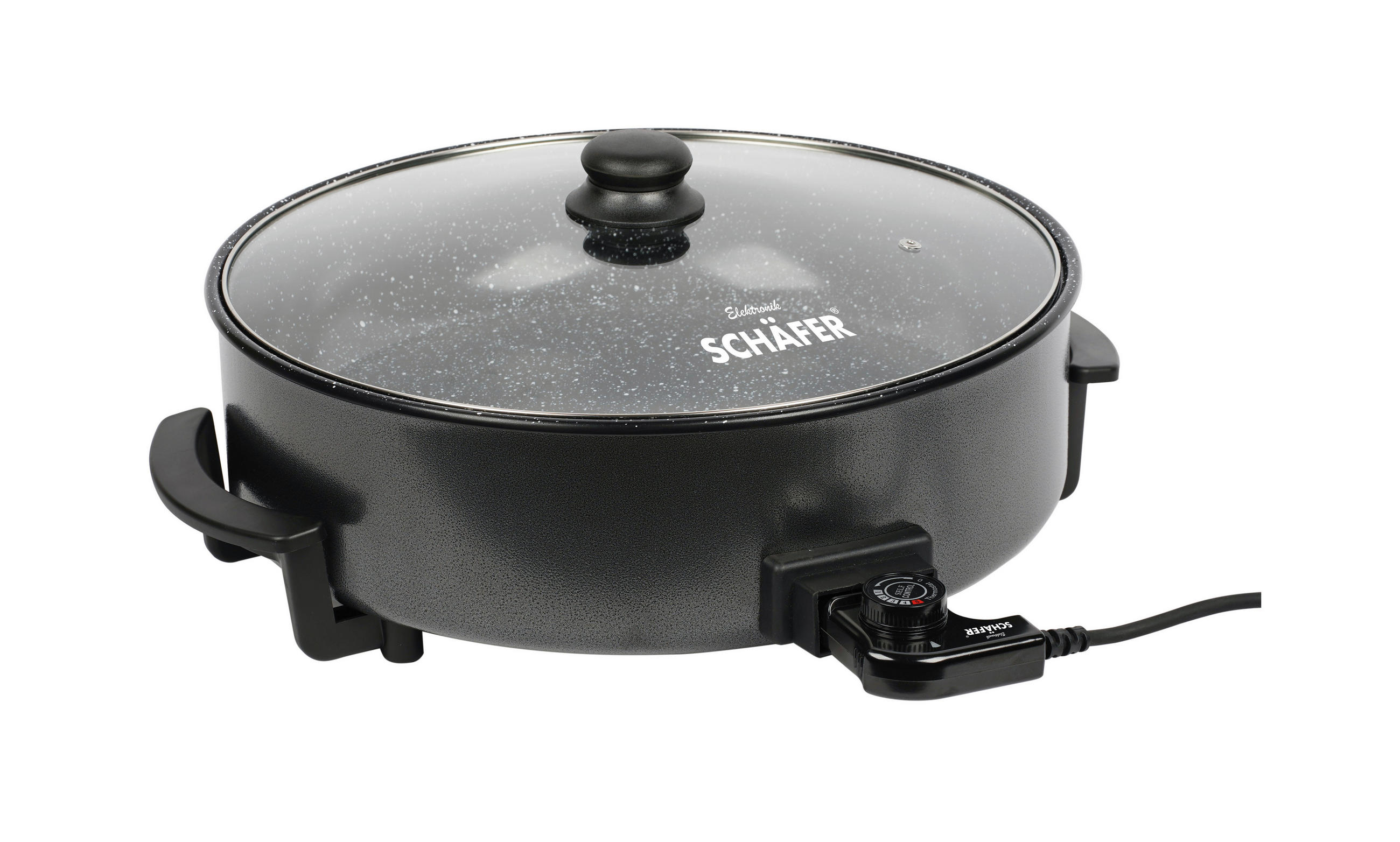 Schäfer Elektrische Multipfanne schwarz Keramik D: ca. 36 cm