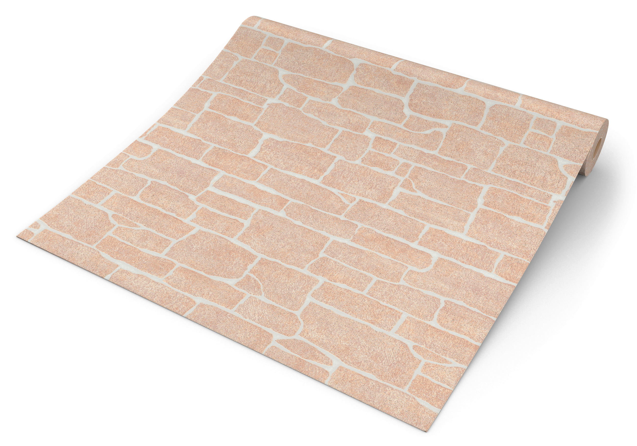 Erismann Vliestapete Steinoptik hellbraun B/L: ca. 53x1005 cm