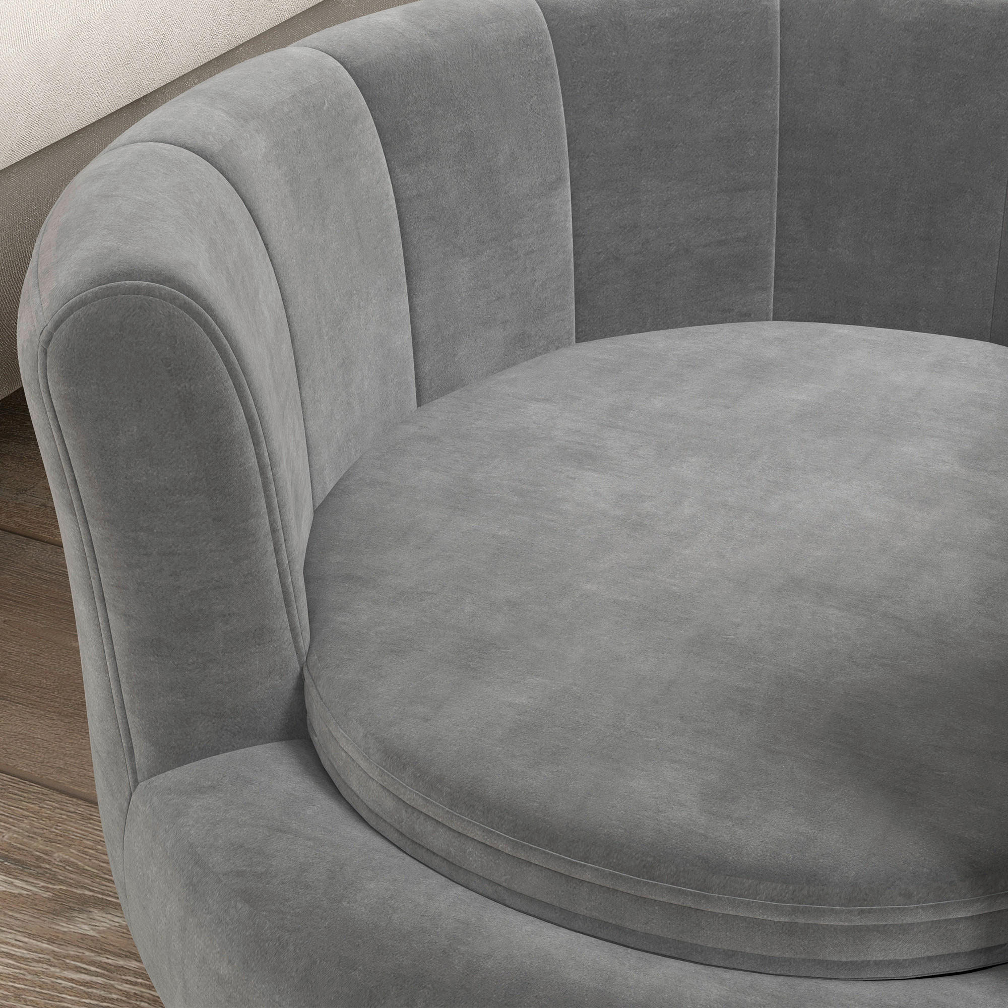 Thumbnail - PawHut Hundesofa grau Polyester B/H/L: ca. 64x37x65 cm