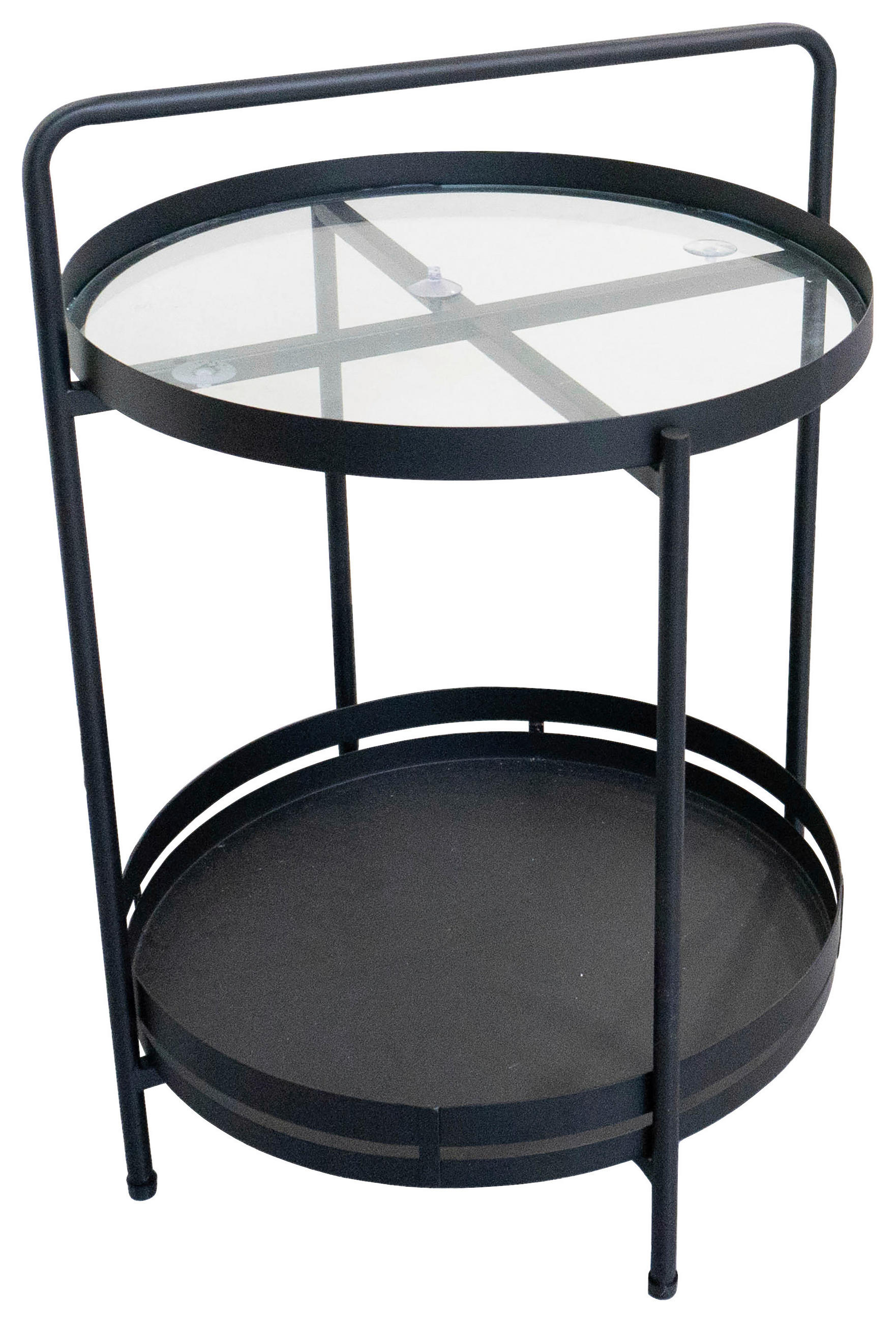 Beistelltisch Sabine schwarz H/D: ca. 60x40 cm