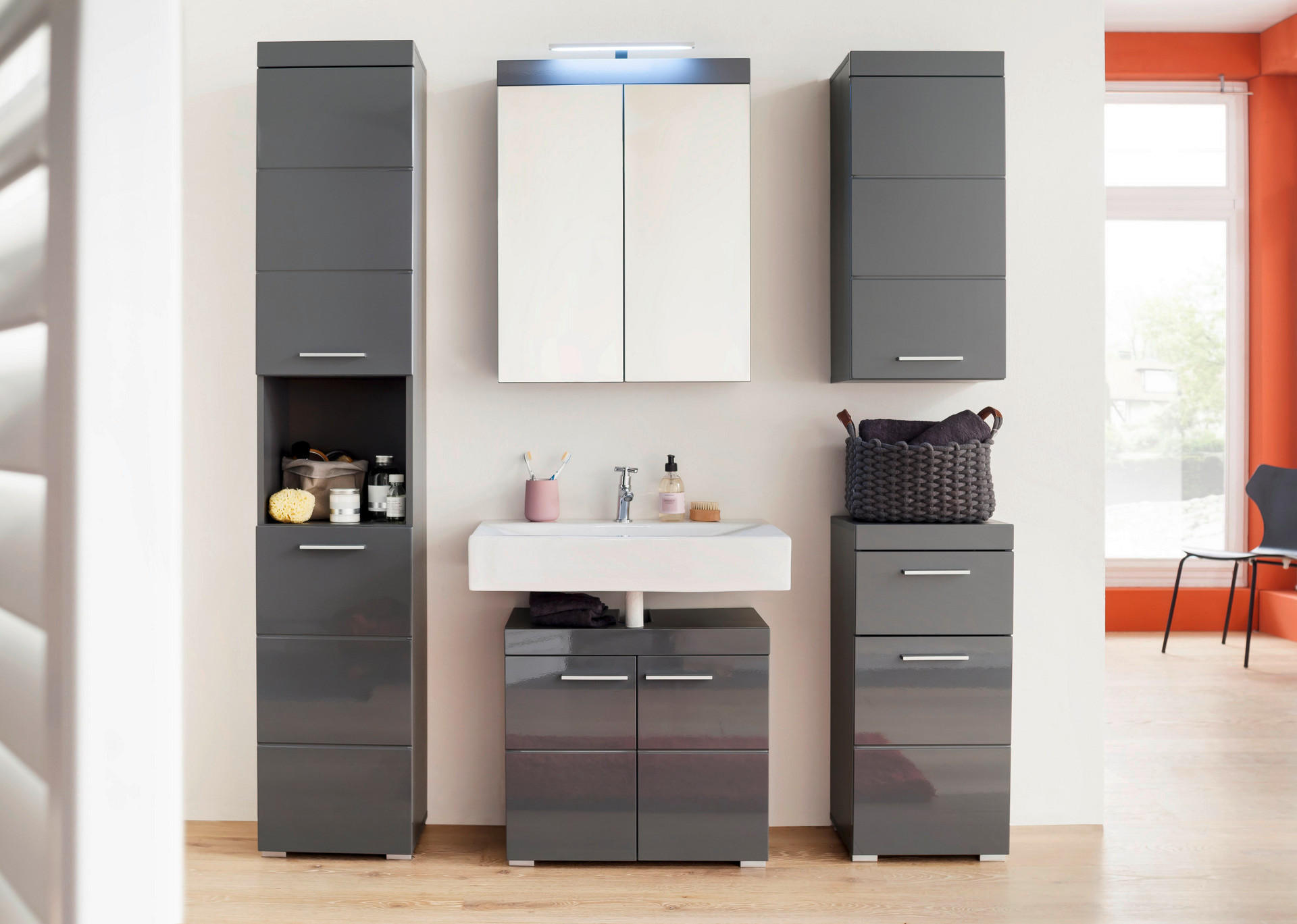 Thumbnail - Badhängeschrank Amanda B/H/T: ca. 37x77x23 cm