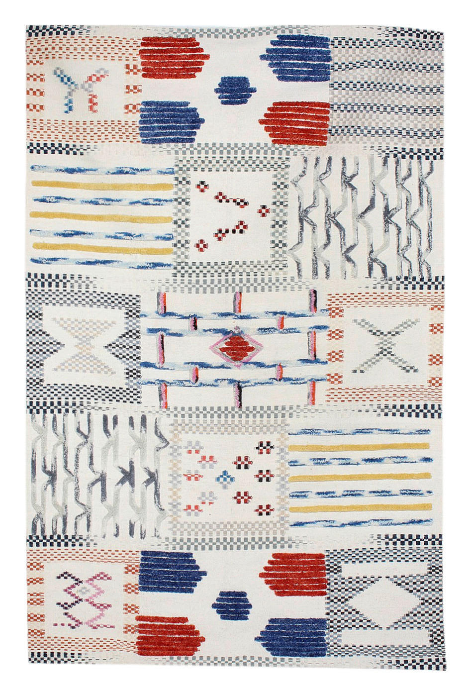 Kayoom Kurzflorteppich Empire 110 elfenbein B/L: ca. 120x170 cm