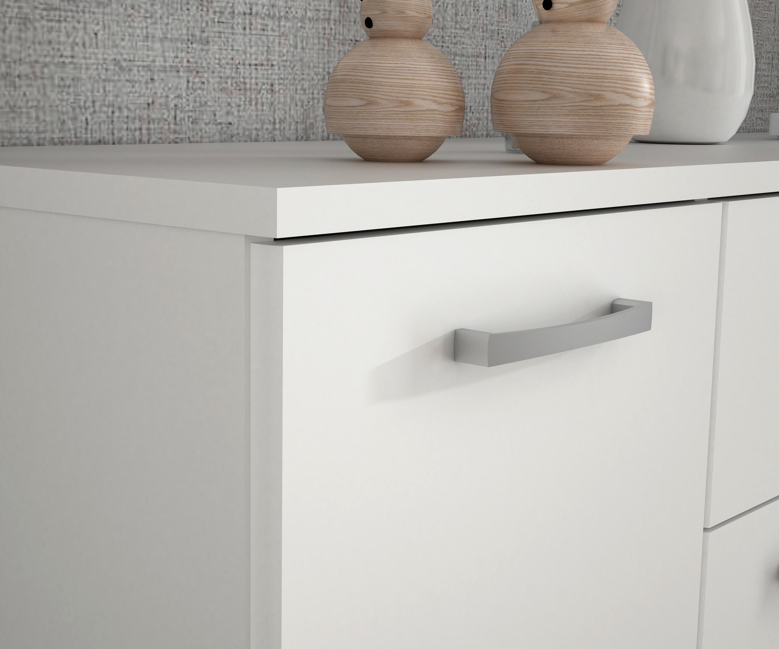 Thumbnail - Kommode  weiß B/H/T: ca. 139x121x35 cm