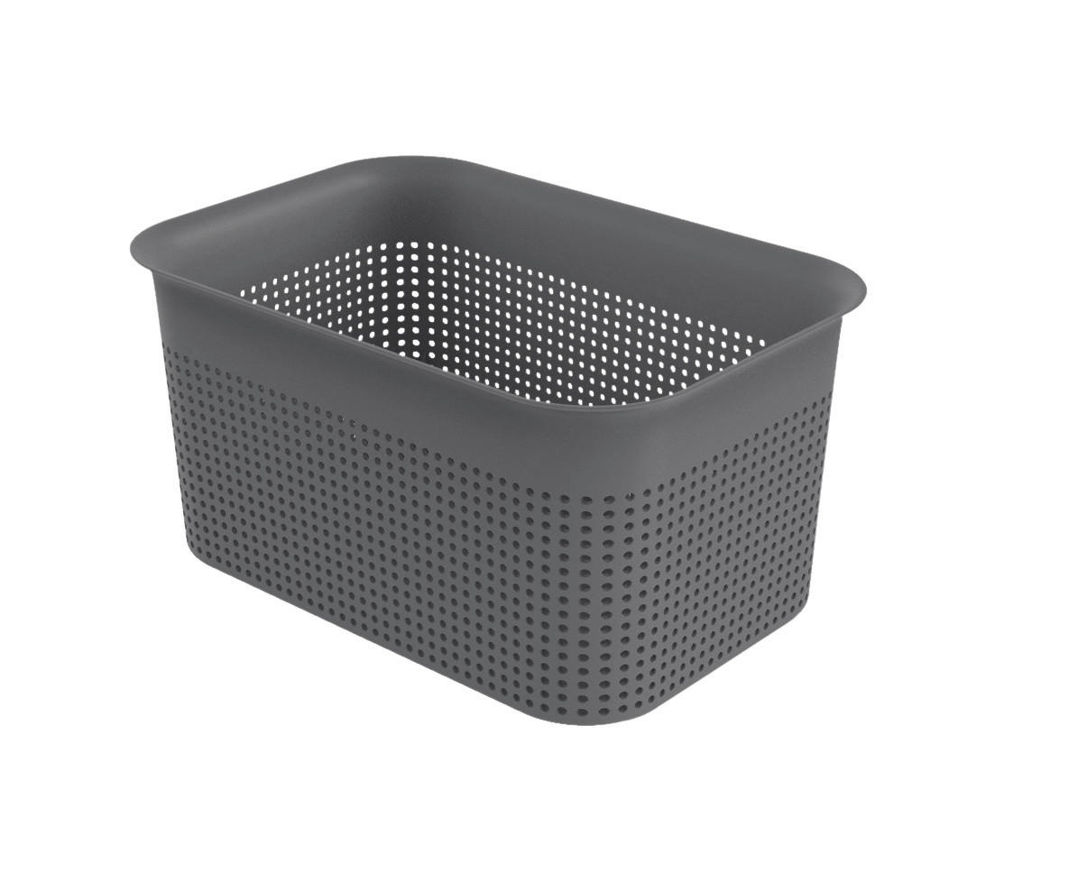 Rotho Aufbewahrungsbox anthrazit B/H/L: ca. 18x13x26 cm