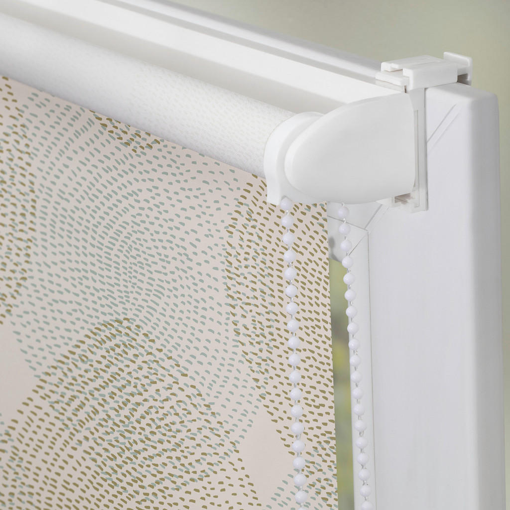 Thumbnail - LICHTBLICK Rollo Stripy Boho Drop beige B/L: ca. 70x150 cm