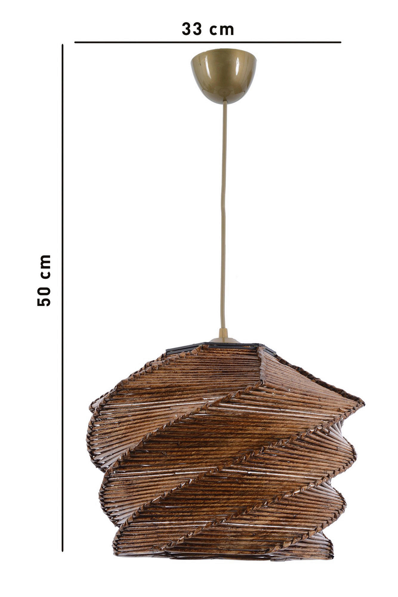 Thumbnail - Opviq Pendelleuchte Ruche B/H/T/L/D: ca. 32x65x32x32x32 cm E27 1 Brennstellen