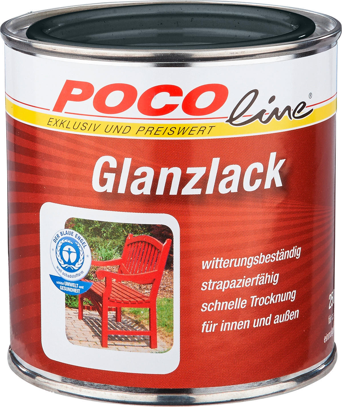 POCOline Acyl Buntlack anthrazit ca. 0,25 l