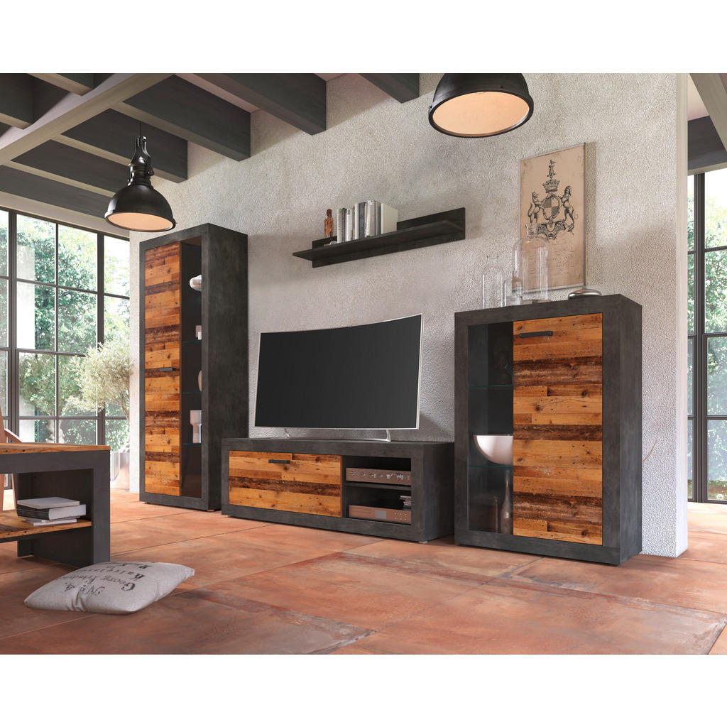 Thumbnail - Standvitrine Kassel B/H/T: ca. 78x192x35 cm