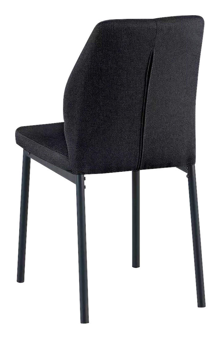 Thumbnail - Stuhl Marbella schwarz Webstoff B/T: ca. 45x56 cm