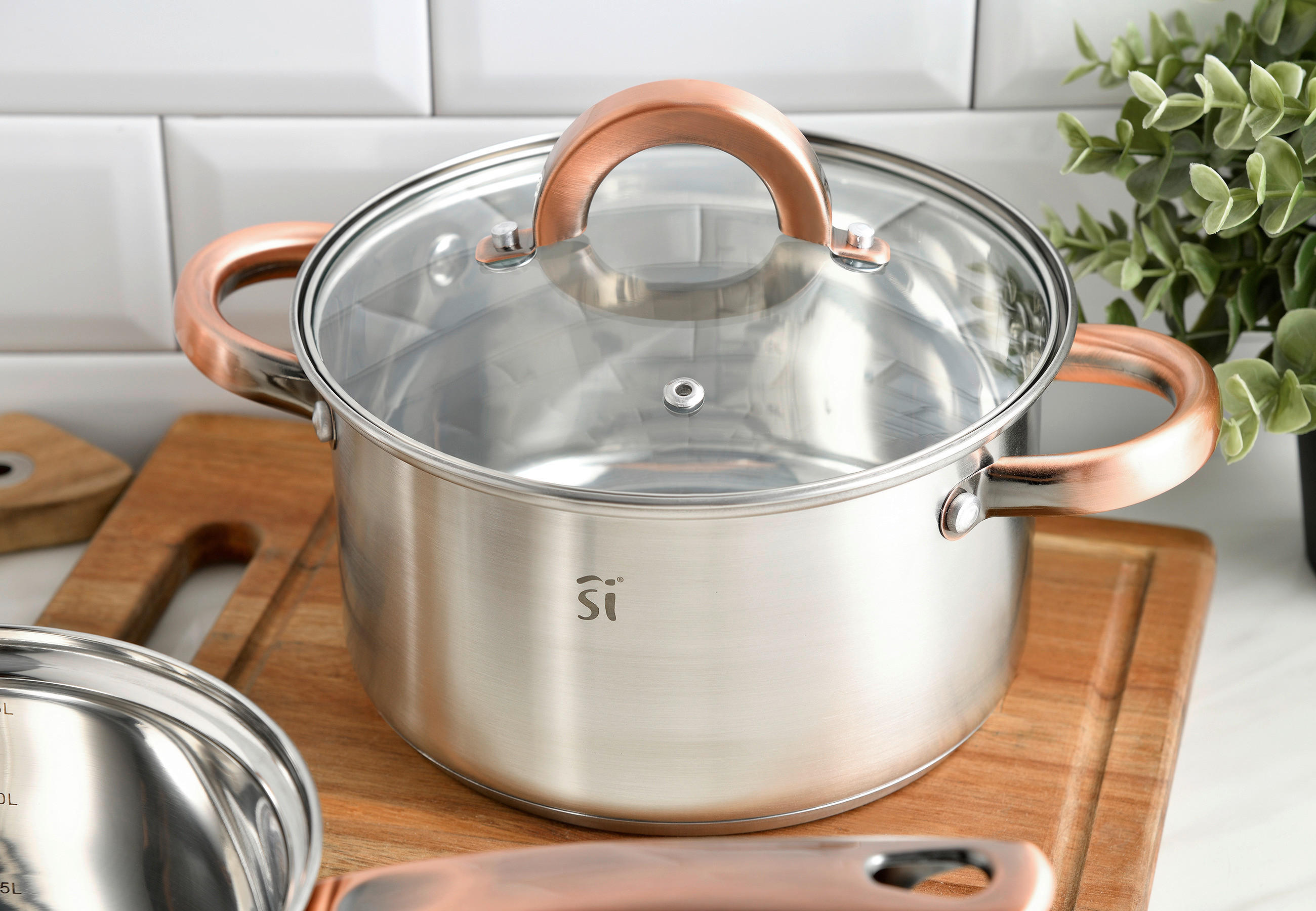 Thumbnail - SAN IGNACIO Topfset Onil silber Edelstahl 5 tlg.