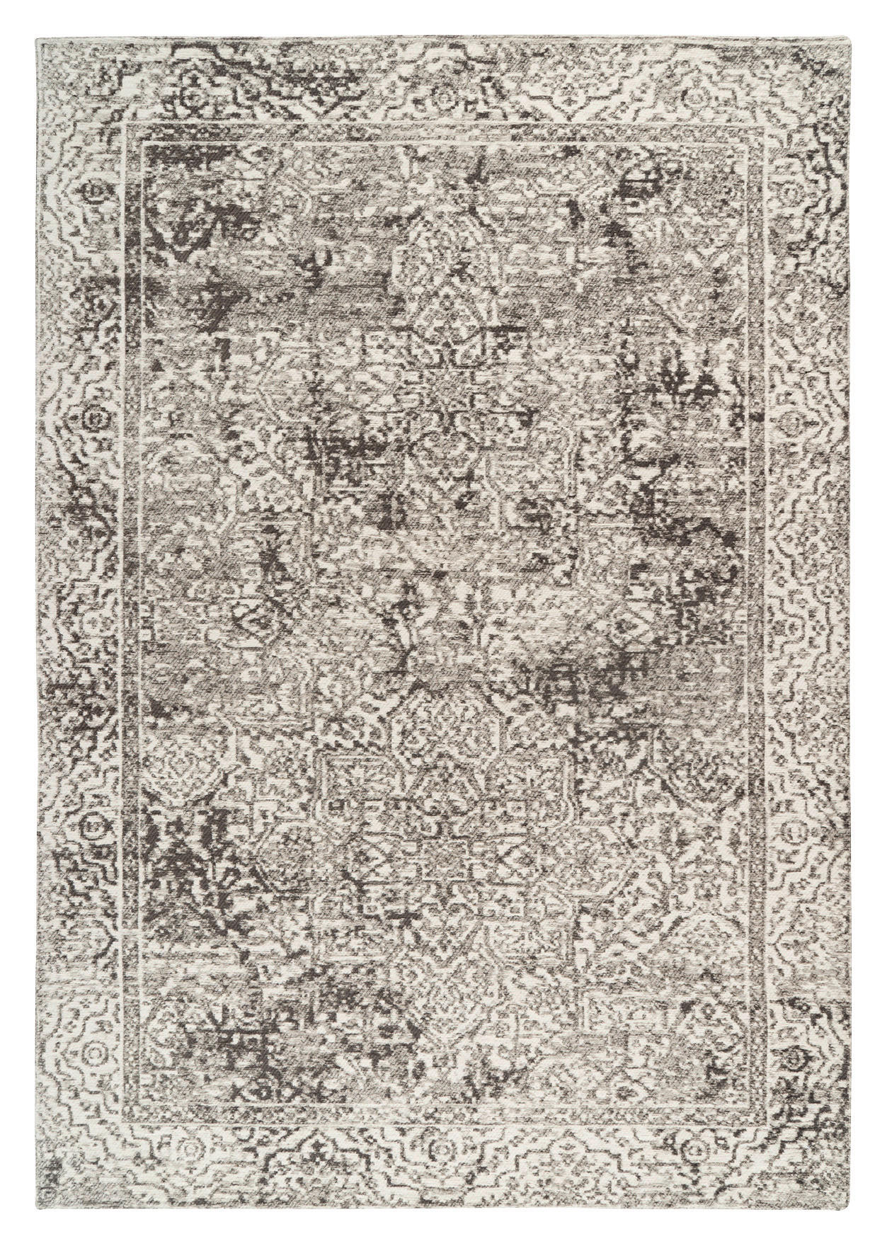 Kayoom Flachflorteppich Davis 225 grau B/H/L: ca. 120x1,2x170 cm