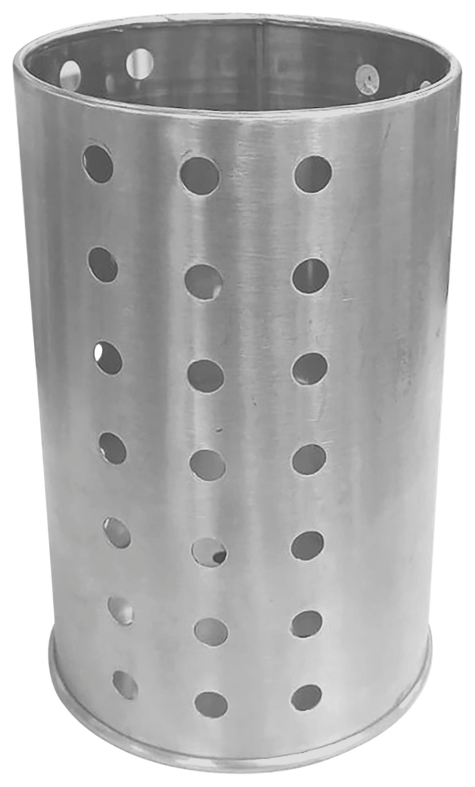 POCOline Besteckhalter silber Edelstahl H/D: ca. 14x9,5 cm