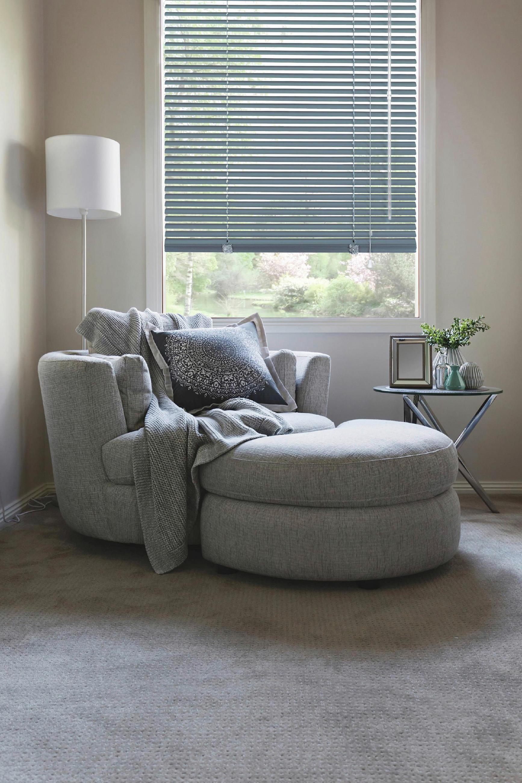 Thumbnail - Alu-Jalousie blau B/L: ca. 100x220 cm